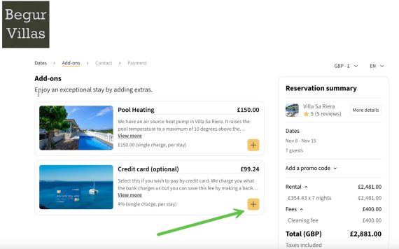 Credit Card Payment Example